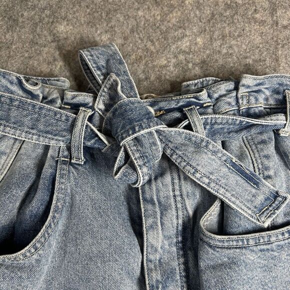 Free People We The Free Denim Skirt Womens 28 East Of Eden Light Wash Button Fly - Picture 4 of 7